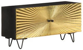 Móvel de TV 90x30x45 cm madeira de mangueira maciça