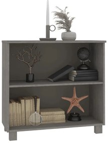 Aparador HAMAR 85x35x80 cm pinho maciço cinza-claro