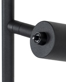 LED Candeeiro de pé inteligente preto com dourado, incl. 2 WiFi A60 - Stijn Moderno