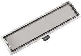 Dreno de chuveiro linear 530x140 mm aço inoxidável