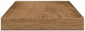 Prateleiras parede 4 pcs derivados madeira carvalho artisiano