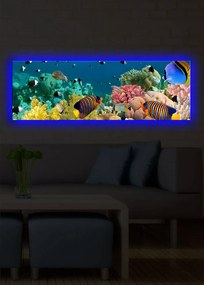 Pintura Decorativa em Tela com Luzes LED 3090DACT-13 – Multicolor – 30