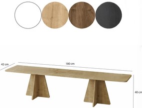 Conjunto de Mesas de Café Mushroom – Carvalho Safira – Diversas Medida