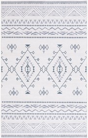 Tapete artesanal de pelo curto Evangeline