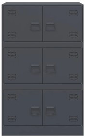 Aparador 67x39x107 cm aço antracite