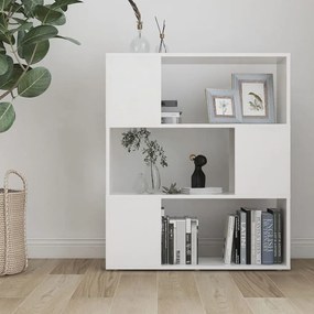 Estante/divisória 80x24x94 cm contraplacado branco
