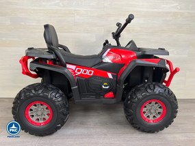 Moto 4 para crianças Eléctrico Desert 12V 2.4G Vermelha