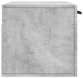 Armário parede 80x36,5x35 cm derivados madeira cinzento sonoma