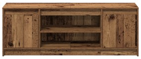 Gabinete para TV com LED Madeira Velha 139.5x34x50 cm Madeira Revestid