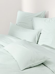 Capa de edredão em flanela com riscas finas Javon