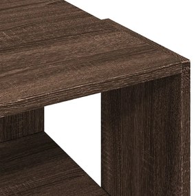 Mesa de centro 89,5x48x30cm derivados madeira carvalho castanho