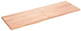 Prateleira de parede 180x60x(2-4) cm carvalho tratado castanho