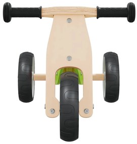 Bicicleta de equilíbrio p/ crianças 2 em 1 verde