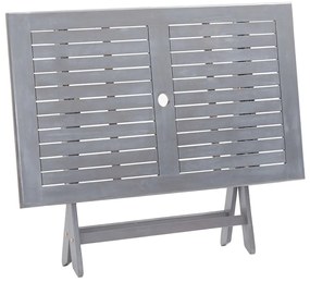Mesa de jardim dobrável 120x70x75 cm madeira de acácia maciça