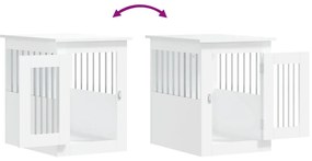 Móvel casota para cão 45x62x59 cm derivados de madeira branco