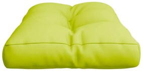 Almofadão p/ sofá de paletes 70x40x12 cm tecido verde brilhante