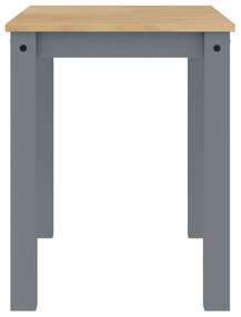 Mesa de jantar Panama 117x60x75 cm pinho maciço cinzento