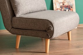 Sofá-Cama Folde – Cinzento Claro – 180 x 80 cm