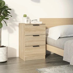vidaXL Mesa de cabeceira 40x36x65 cm cor carvalho sonoma