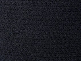Conjunto de 2 cestos em algodão preto PANJGUR Beliani