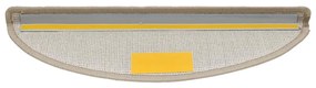 Tapetes de escada 20 pcs 56x17x3 cm cinzento-acastanhado
