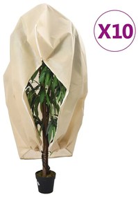 Coberturas para plantas com fecho 10 pcs 70 g/m² 3,93x3 m