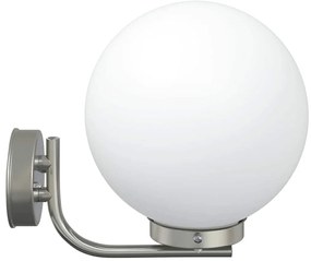 Luz de Parede Externa vidaXL Prata Aço Inoxidável IP44