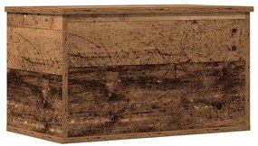 Caixa de Armazenamento vidaXL em Madeira Recycled 60x35x35 cm