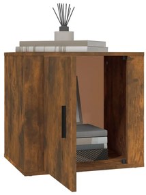 Mesa de cabeceira 50x39x47 cm cor carvalho fumado