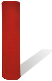 Tapete vermelho 1 x 5 m, pesado 400 g/m2