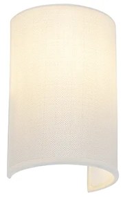LED Candeeiro de parede inteligente branco com Wi-Fi A60 - Simple Drum Jute Moderno