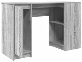 Secretária 120x42x76 cm derivados de madeira cinzento sonoma