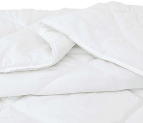 Edredão com travesseiro 3 pcs Branco 260 x 220 cm Microfibra