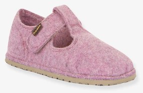 Pantufas barefoot para criança FLEXY WOOLY BAREFOOT Froddo rosa mesclado
