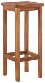 Conjunto de bar para jardim 3 pcs madeira de acácia maciça