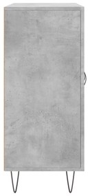 Aparador 90x34x80 cm madeira processada cinza cimento