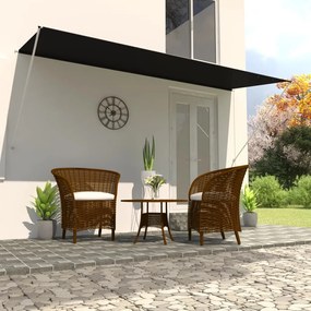 vidaXL Toldo retrátil 400x150 cm antracite