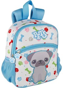 Mochila Escolar Pets Bulldog Neopreno (26 X 21 X 9 cm)