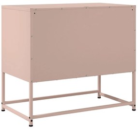 Móvel de TV 68,5x39x60,5 cm aço rosa