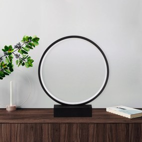 Candeeiro de Mesa Halka – Preto – 30x35x9 cm