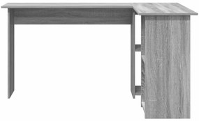 Secretária Cinzenta Cinzento Sonoma MDF Média Armazenagem