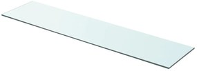 Prateleiras 2 pcs 90x20 cm vidro transparente