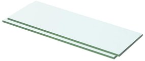 Prateleiras 2 pcs 50x12 cm vidro transparente