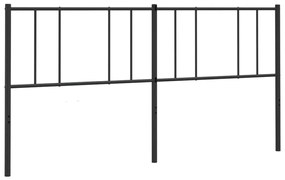 Cabeceira de cama 193 cm metal preto