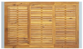 Mesa de Jantar ao Ar Livre vidaXL Cinza 140x80x75 cm Aço e Madeira Sól