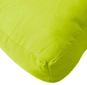 Almofadões para móveis de paletes 2 pcs tecido verde brilhante
