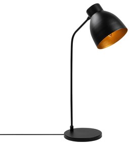 Candeeiro de Mesa Murek – Preto e Dourado – 18 x 29 x 60 cm