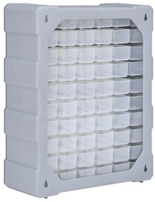 Caixa organizadora com 60 gavetas 38x16x47,5 cm