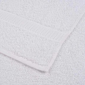 Toalhas de mãos 4 pcs 50x100 cm 360 gsm 100% algodão branco