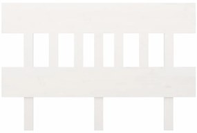 Cabeceira de cama 153,5x3x81 cm pinho maciço branco